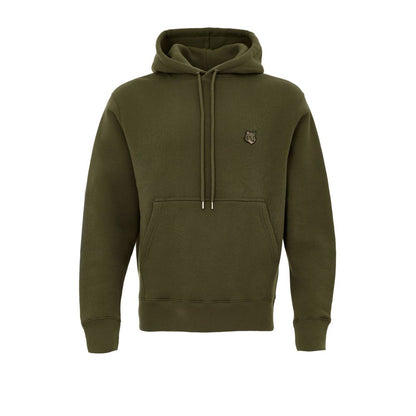 Maison Kitsuné Green Cotton Hoody