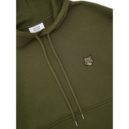 Maison Kitsuné Green Cotton Hoody