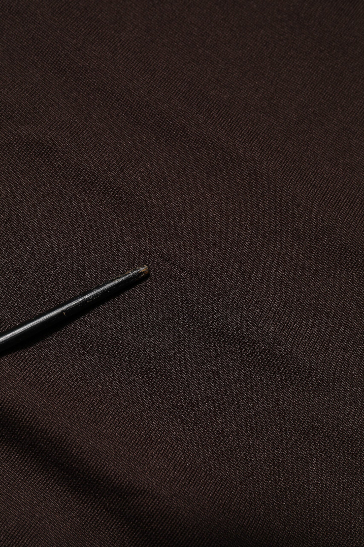 Dolce & Gabbana Brown Silk Crew Neck Short Sleeves T-shirt