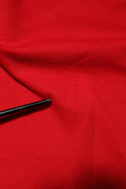 Dolce & Gabbana Red Crew Neck Short Sleeves Top T-shirt