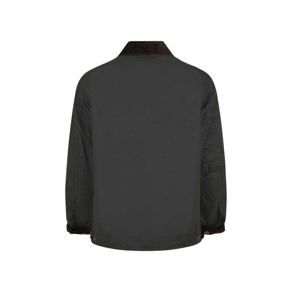 Barbour International Green Cotton Jackets And Coat