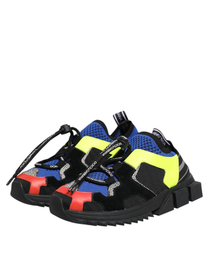 Dolce & Gabbana Multicolor Sorrento Trekking Sneakers Shoes