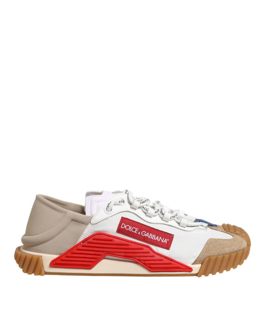 Dolce & Gabbana Multicolor Nylon Low Top NS1 Sneakers Shoes