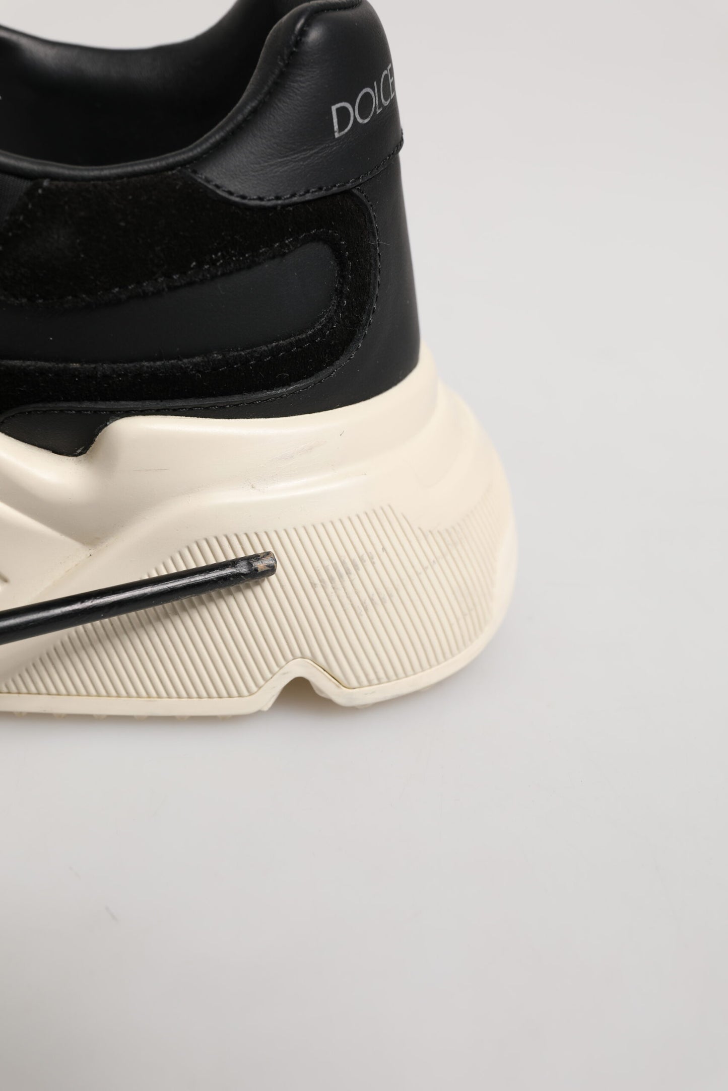 Dolce & Gabbana Black White Daymaster Low Top Sneakers Shoes