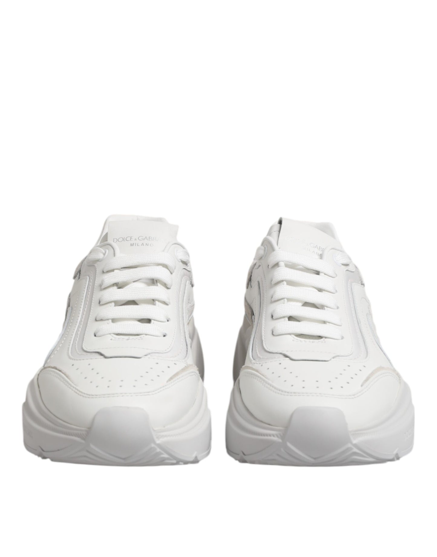 Dolce & Gabbana White Daymaster Low Top Mens Sneakers Shoes