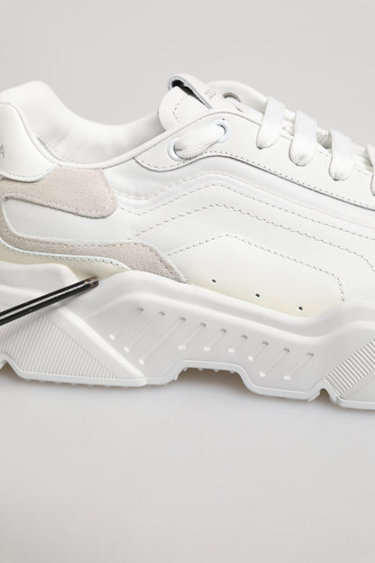 Dolce & Gabbana White Daymaster Low Top Mens Sneakers Shoes