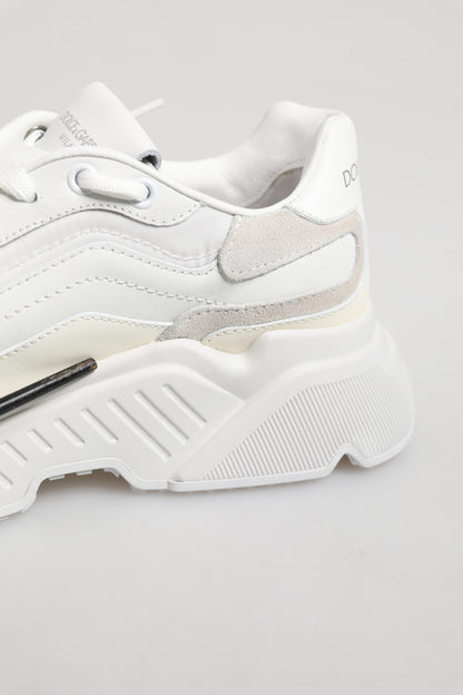Dolce & Gabbana White Daymaster Low Top Mens Sneakers Shoes