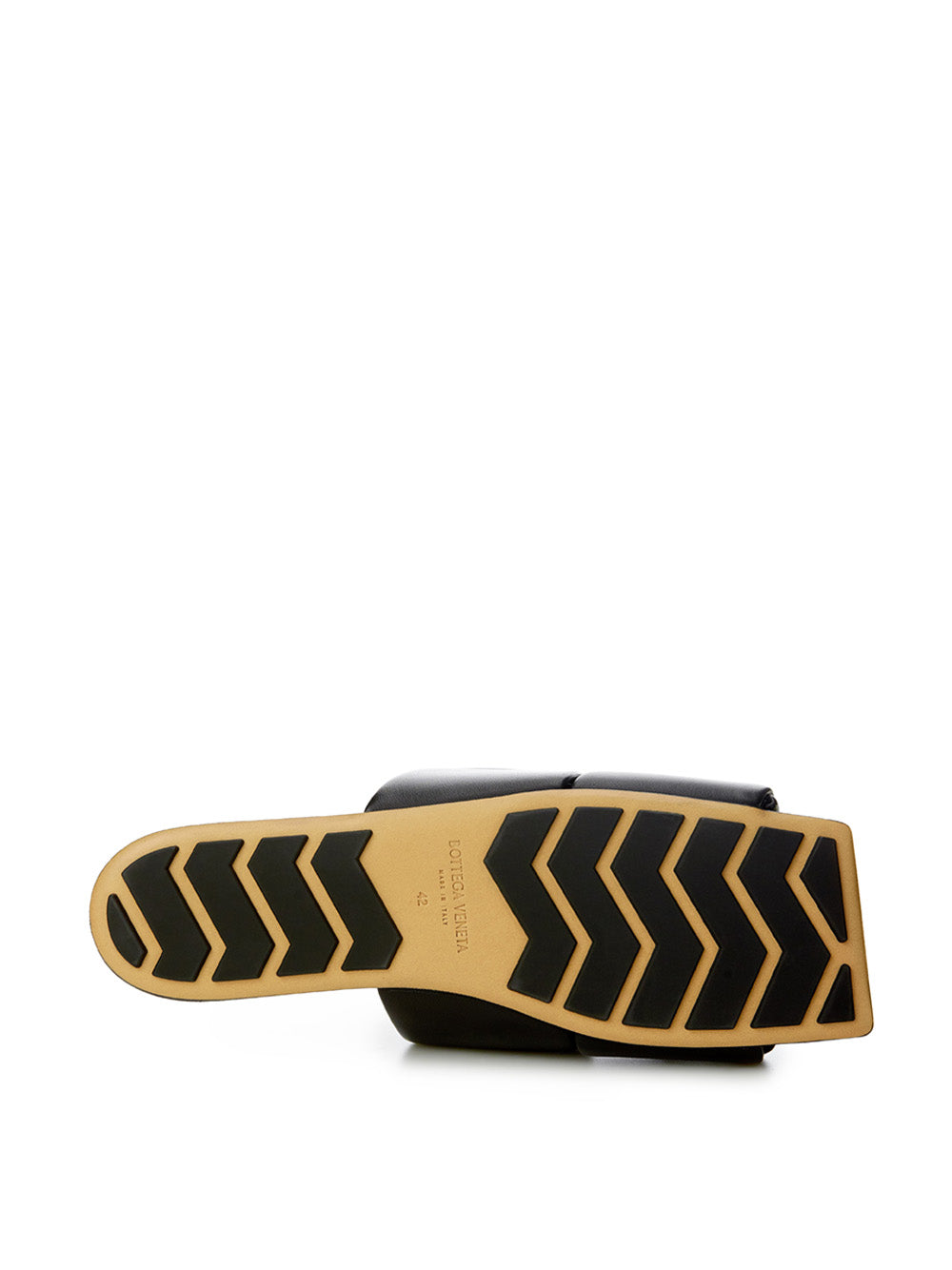 Bottega Veneta Elegant Black Leather Sandals