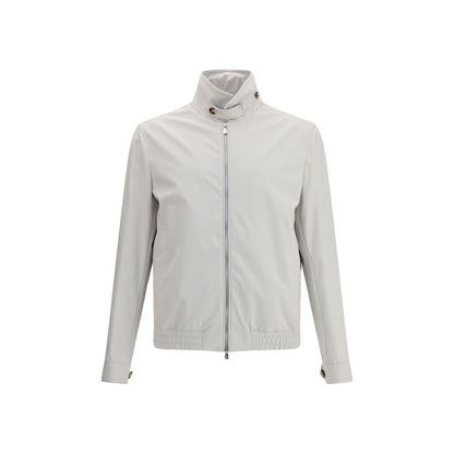 Brunello Cucinelli Gray Polyamide Shell Jacket