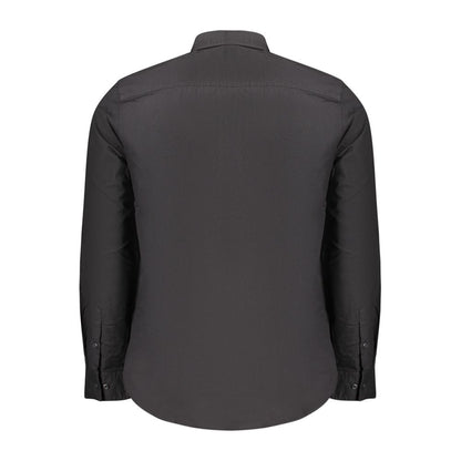 Calvin Klein Black Cotton Men Shirt
