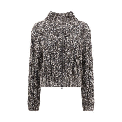 Brunello Cucinelli Braided Cardigan