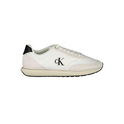 Calvin Klein White Polyester Men Sneaker