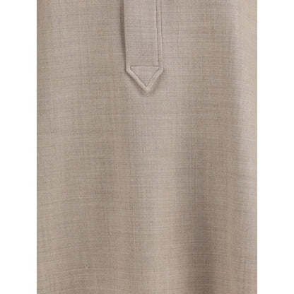 True Royal Beige Wool Shirt