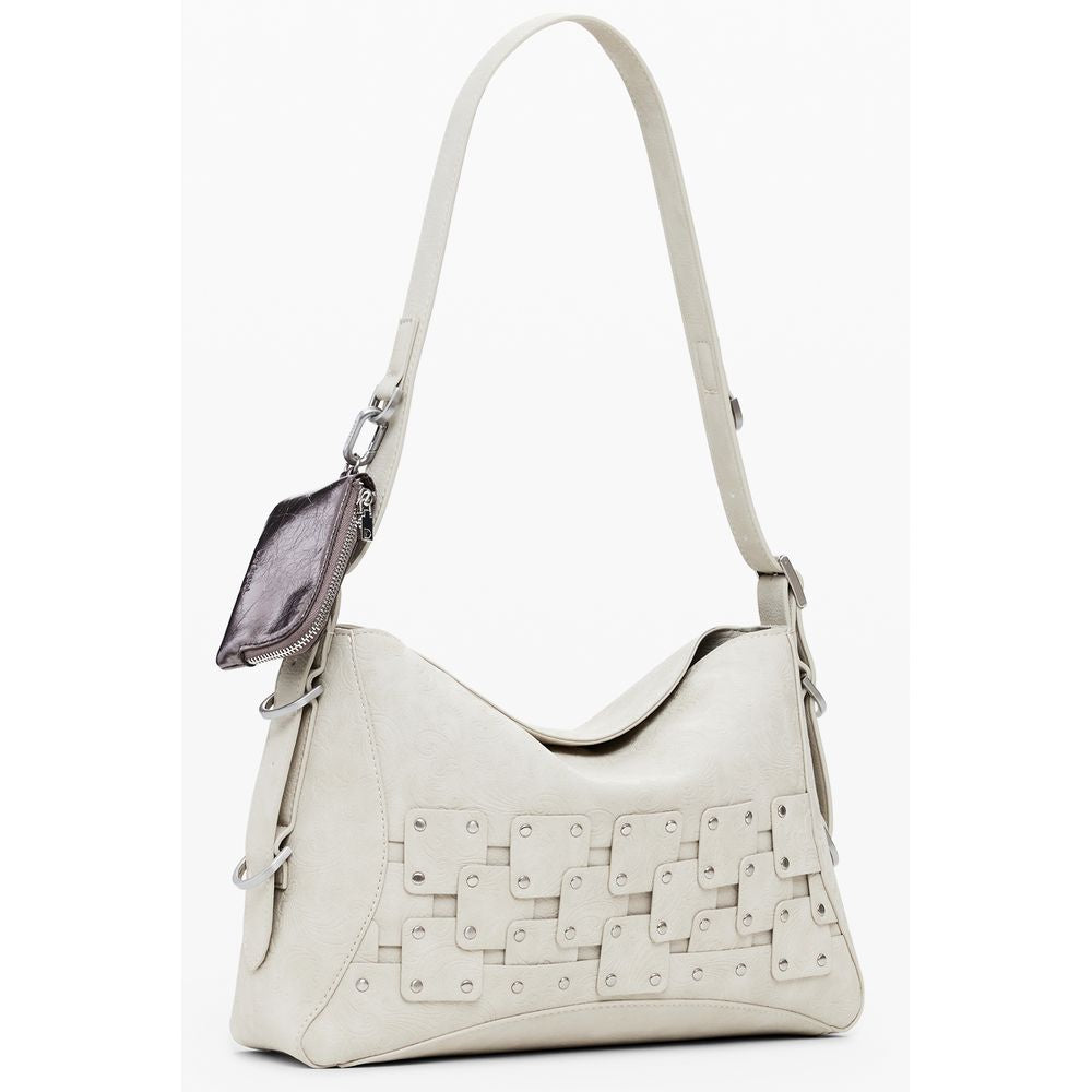 Desigual Beige Polyurethane Shoulder Bag