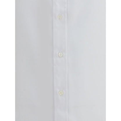 Brunello Cucinelli White Cotton Dress Shirt