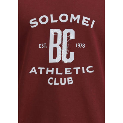 Brunello Cucinelli Bordeaux Cotton Sweatshirt