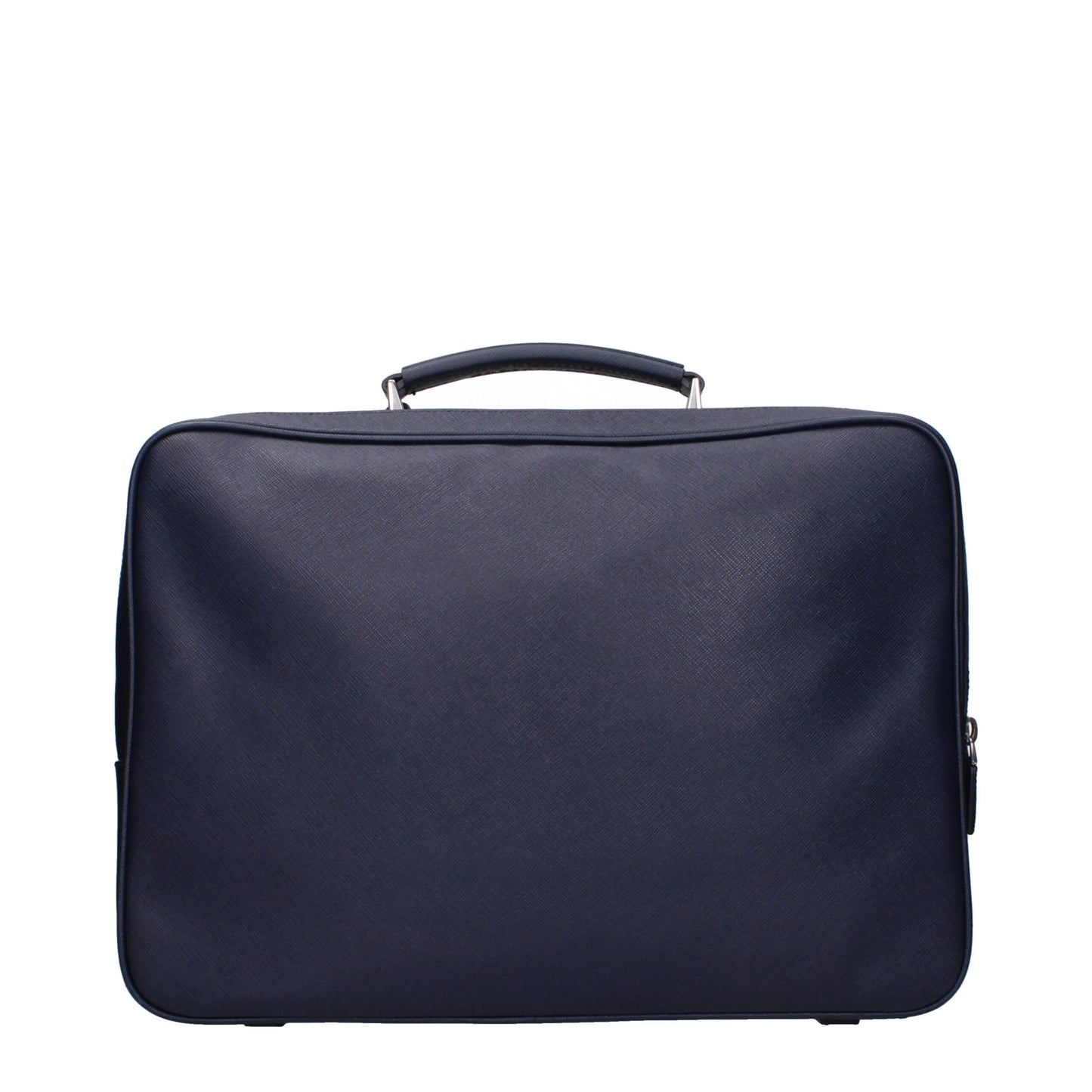 Prada Blue Leather Luggage And Travel