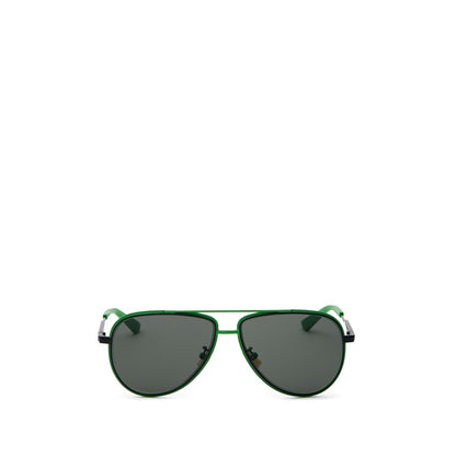 Bottega Veneta Green Metal Sunglasses