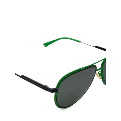 Bottega Veneta Green Metal Sunglasses
