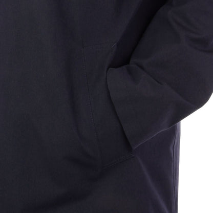 Aquascutum Blue Cotton Men Trench Coat