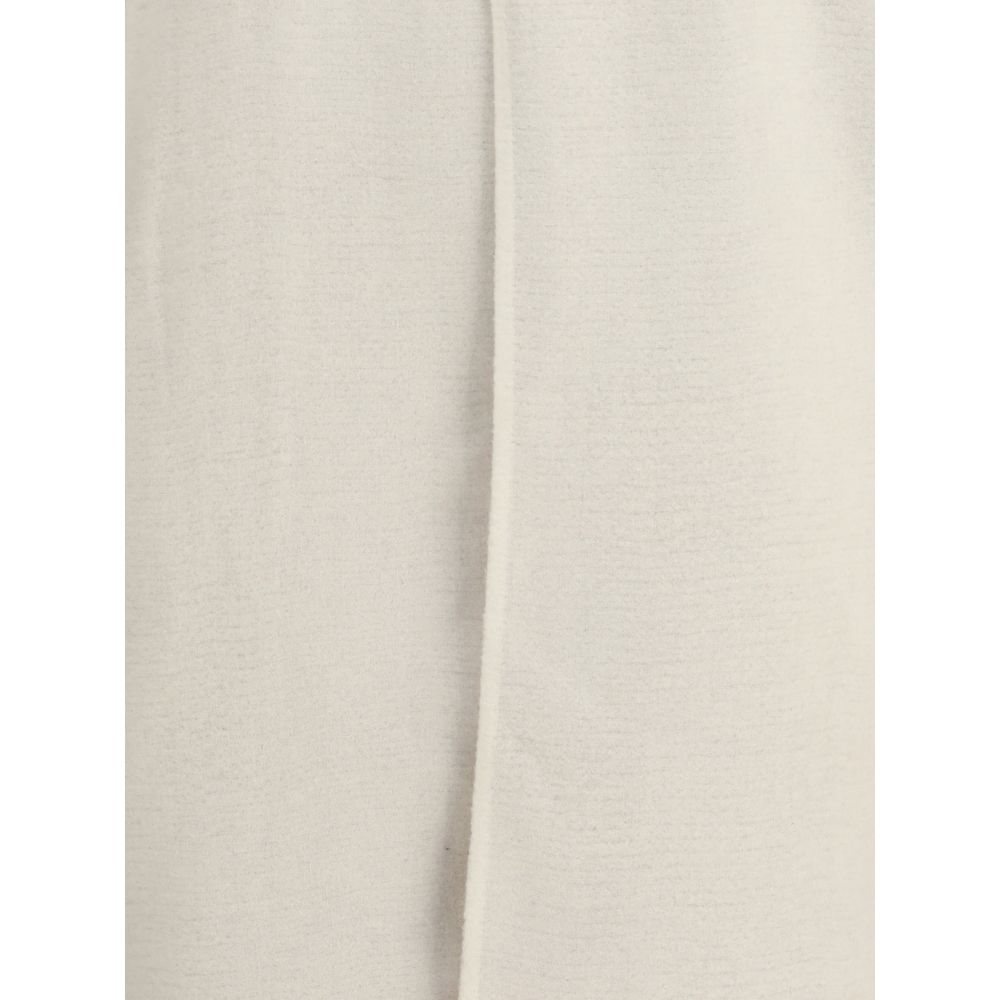 Rick Owens Beige Camel Hair  Coat