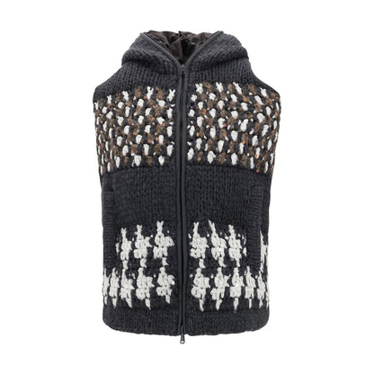 Brunello Cucinelli Gray Cashmere Clothing