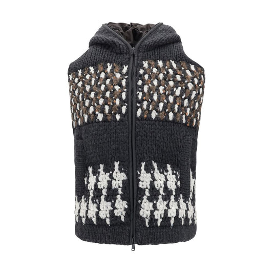 Brunello Cucinelli Gray Cashmere Clothing