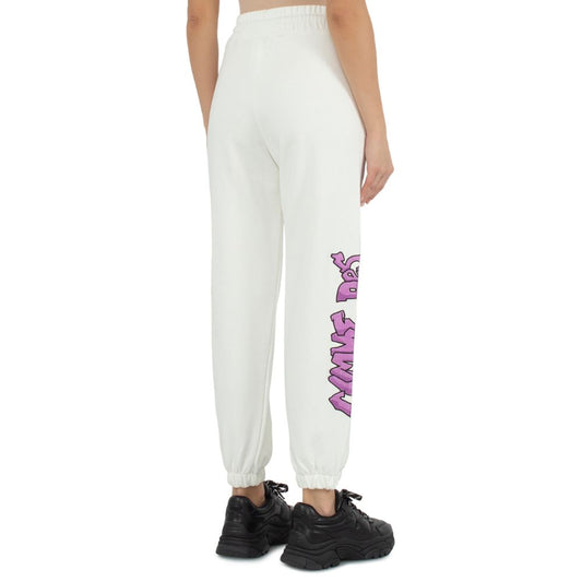 Comme Des Fuckdown White Cotton Women Sweatpant