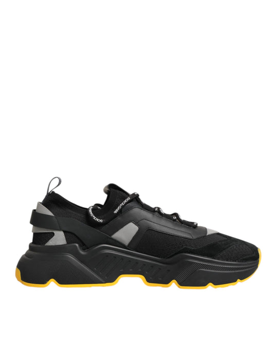 Dolce & Gabbana Black Daymaster Low Top Men Sneakers Shoes