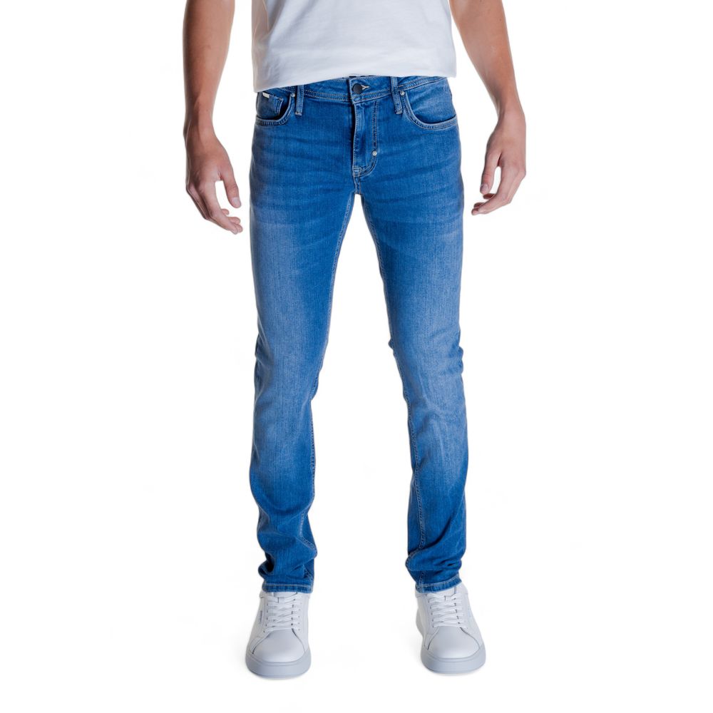 Antony Morato Blue Cotton Slim Fit Jean
