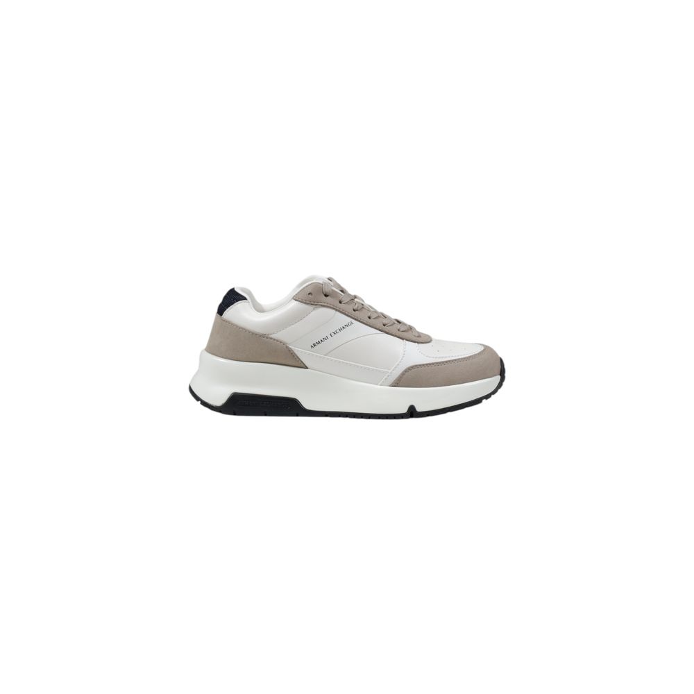 Armani Exchange Beige Polyester Sneaker