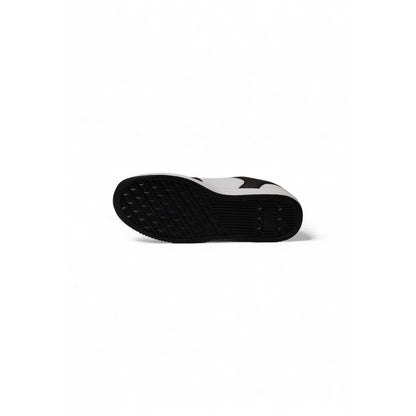 EA7 Emporio Armani Black And White Polyester Athletic Sneakers