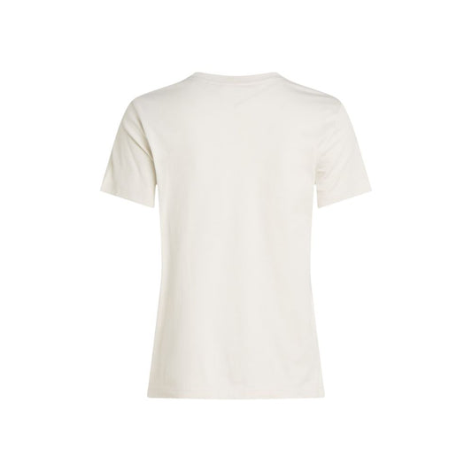 Calvin Klein Jeans Beige Recycled Cotton T-Shirt