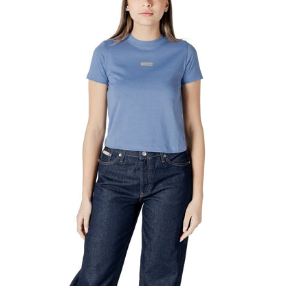 Calvin Klein Jeans Light Blue Recycled Cotton T-Shirt