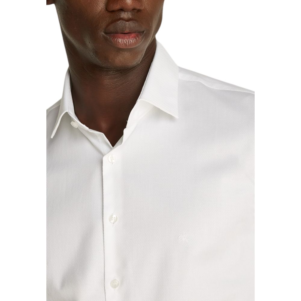 Calvin Klein White Cotton Shirt