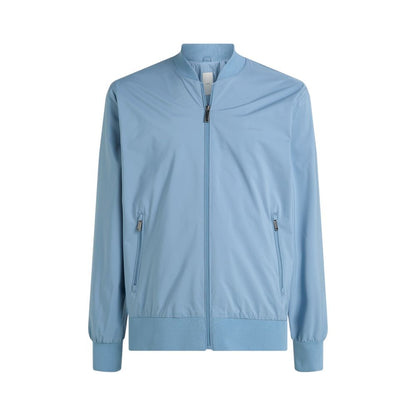 Calvin Klein Light Blue Recycled Polyester Jackets & Coat