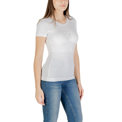 Guess White Cotton T-Shirt