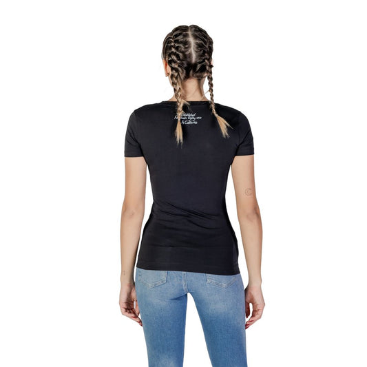 Guess Black Cotton T-Shirt