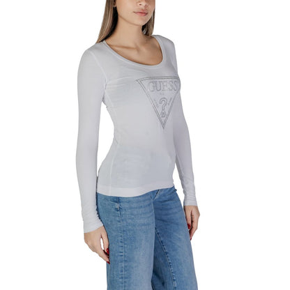 Guess White Cotton T-Shirt