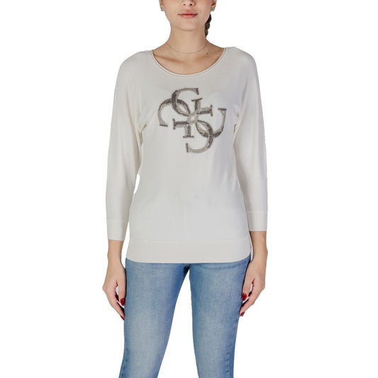 Guess White Viscose Sportswear