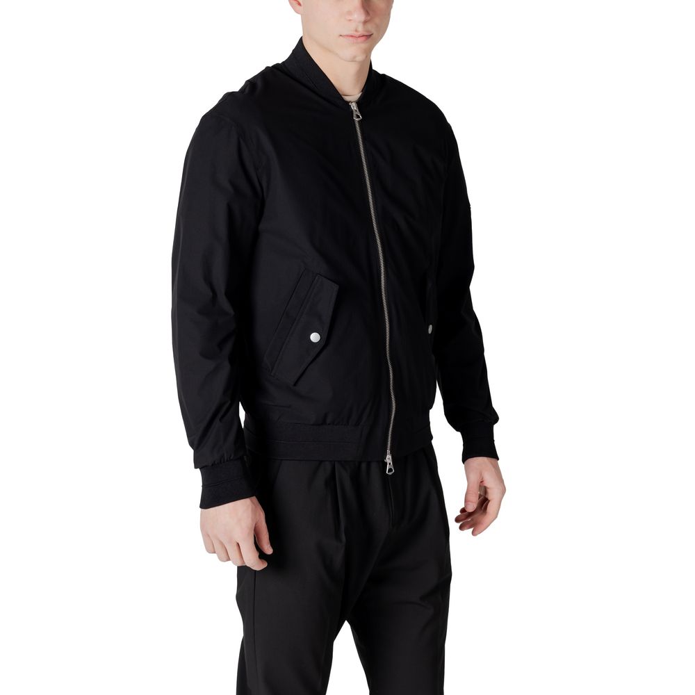 Antony Morato Black Polyester Jackets & Coat