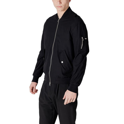 Antony Morato Black Polyester Jackets & Coat