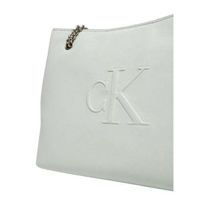 Calvin Klein Jeans Gray Polyethylene Handbag