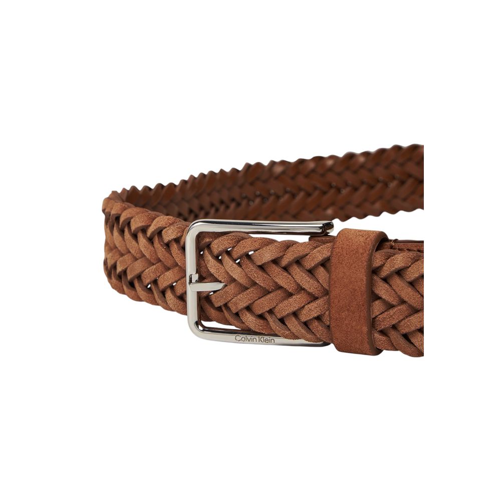 Calvin Klein Brown Leather Belt