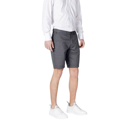 Armani Exchange Blue Cotton Short