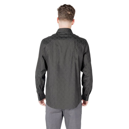 Armani Exchange Black Cotton Shirt
