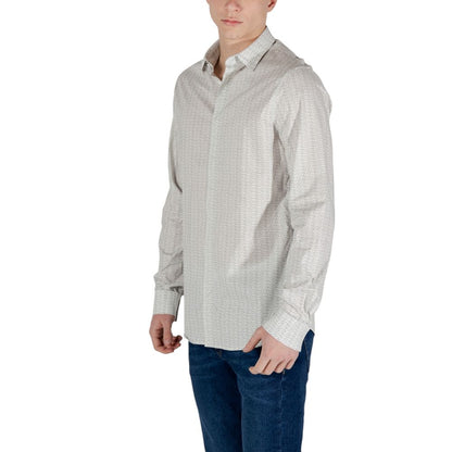 Armani Exchange Cream Cotton Shirt