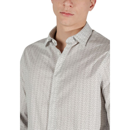 Armani Exchange Cream Cotton Shirt