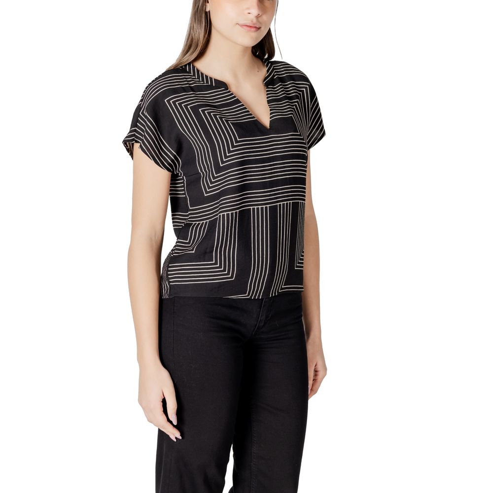 Jacqueline De Yong Black Viscose Sportswear