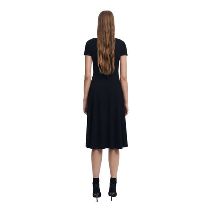 Desigual Black Cotton Midi